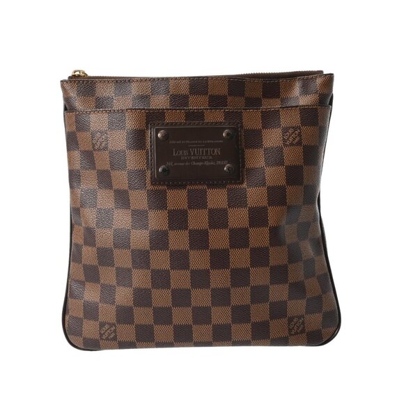 LOUIS VUITTON Damier Pochette Pratt Brooklyn Brown N41100 800000138095000 - Picture 1 of 9